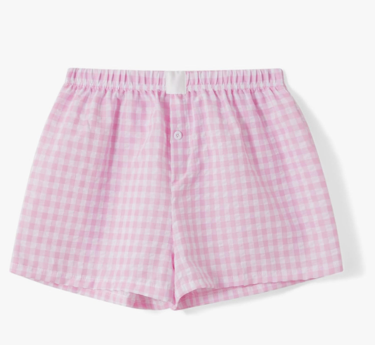 Game day Women’s Gingham Pattern College Boxer Shorts