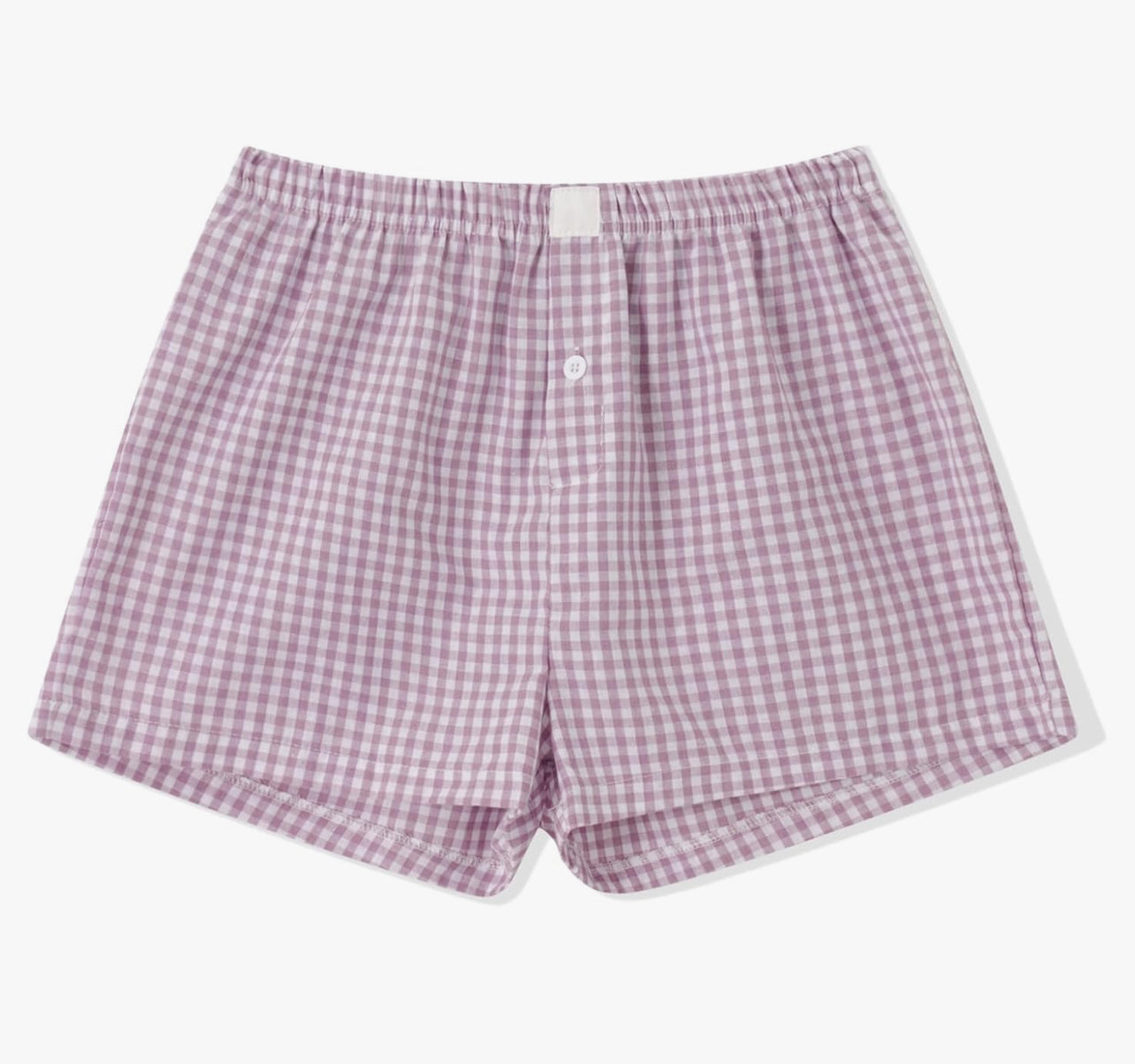 Game day Women’s Gingham Pattern College Boxer Shorts