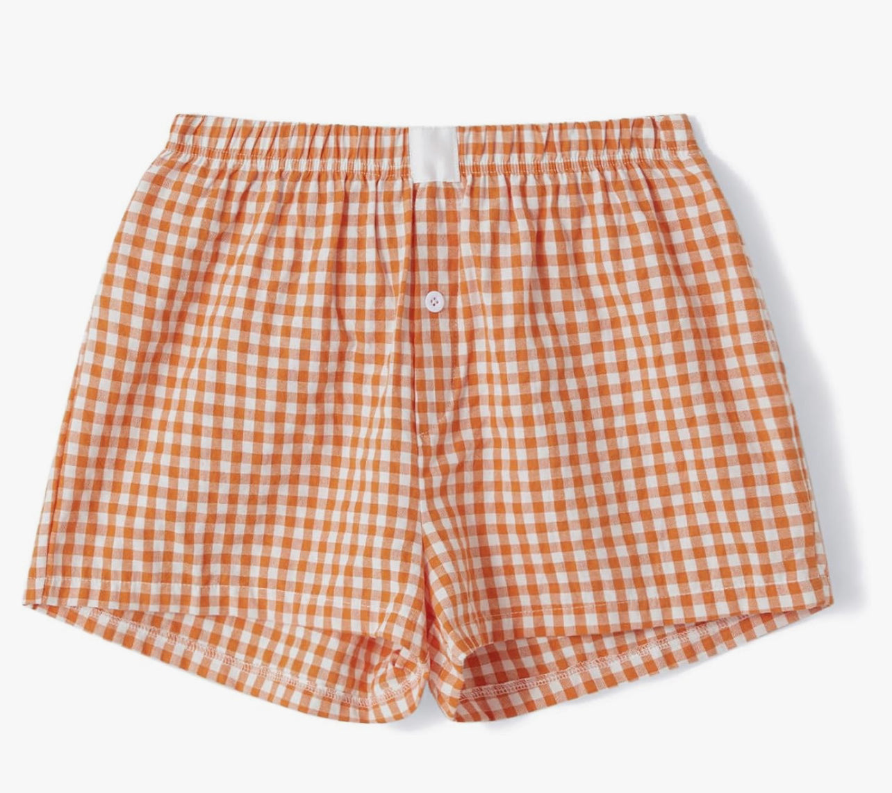 Game day Women’s Gingham Pattern College Boxer Shorts