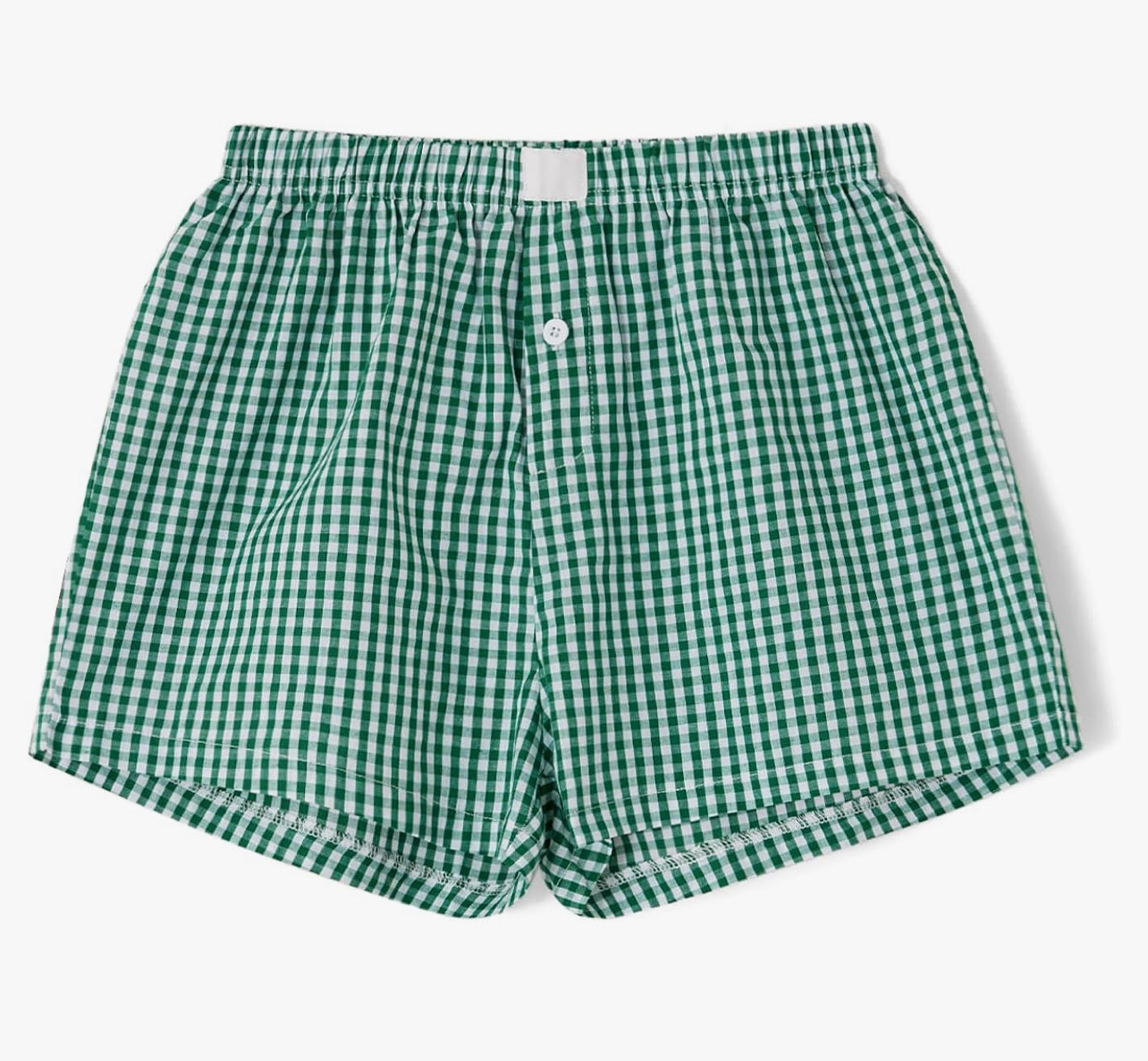 Game day Women’s Gingham Pattern College Boxer Shorts